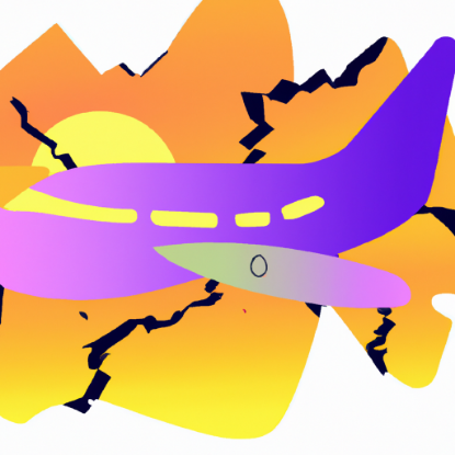 Picture of a plane crash